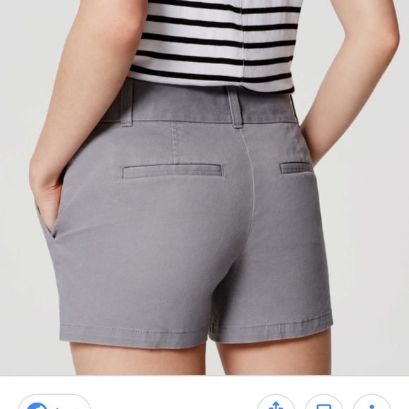 LOFT Classic Shorts with 4” inseam - Picture 3 of 3